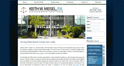 Desktop Screenshot of keithmeisellaw.com